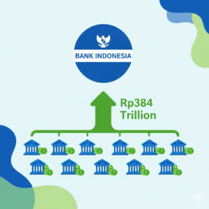 Bank Indonesia menyalurkan Rp384 triliun insentif likuiditas ke bank